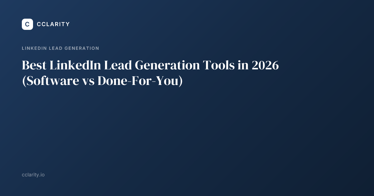 Best LinkedIn Lead Generation Tools in 2026: The MCP-Native Stack ...